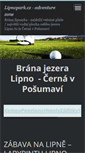 Mobile Screenshot of lipnopark.cz